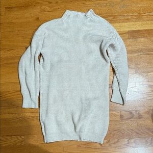 SHEIN Cream Turtleneck Sweater